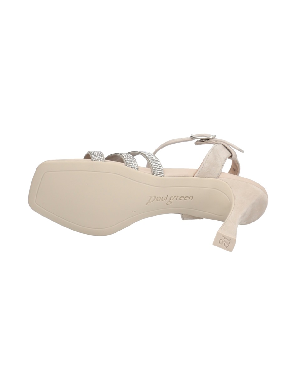 Veloursleder Sandale