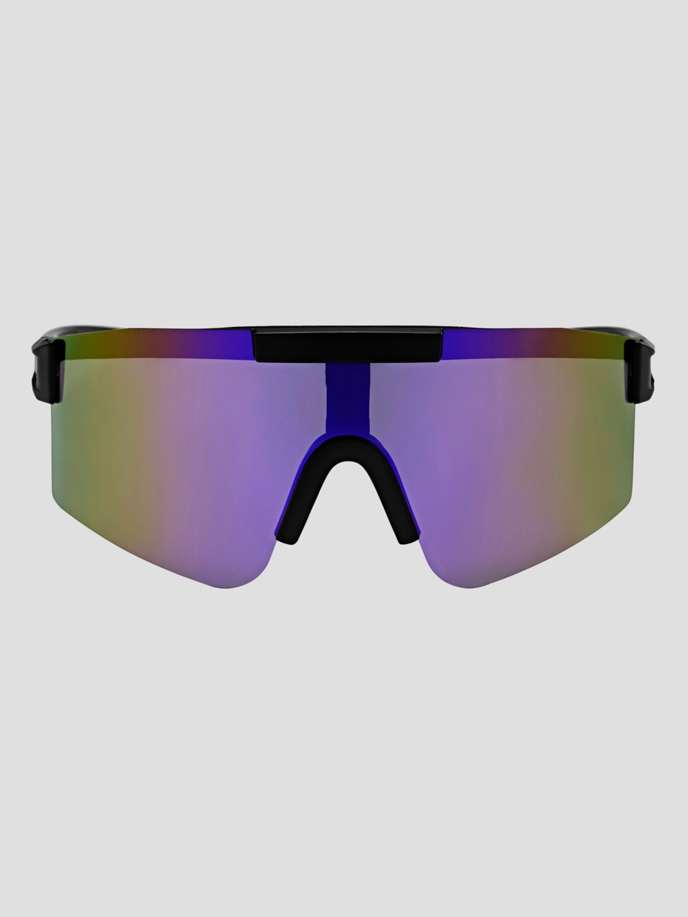 CHPO Luca Black Sunglasses purple mirror