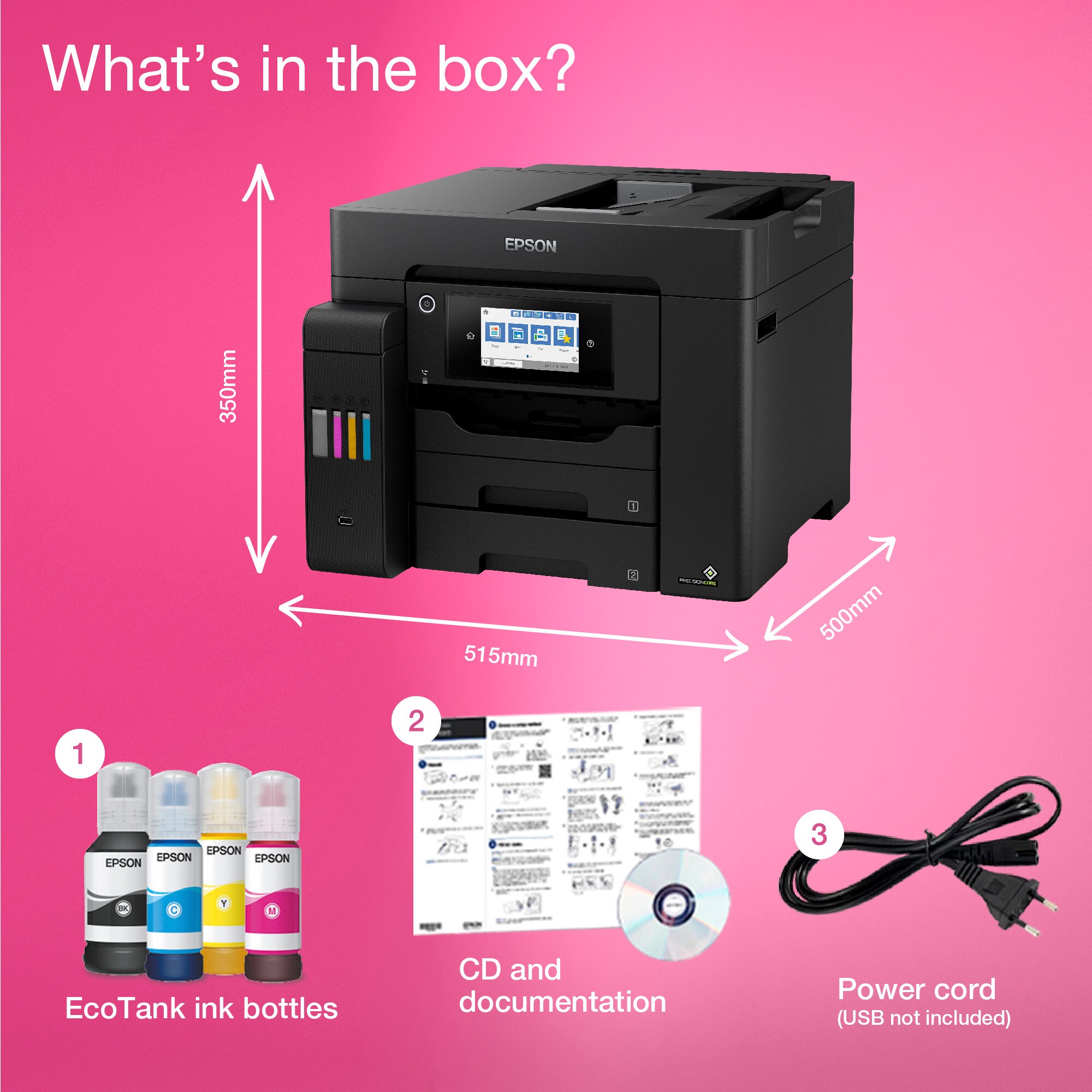 Epson Multifunktionsdrucker EcoTank ET-5850