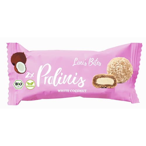 Lini's Bites BIO White Coconut Pralinis glutenfrei