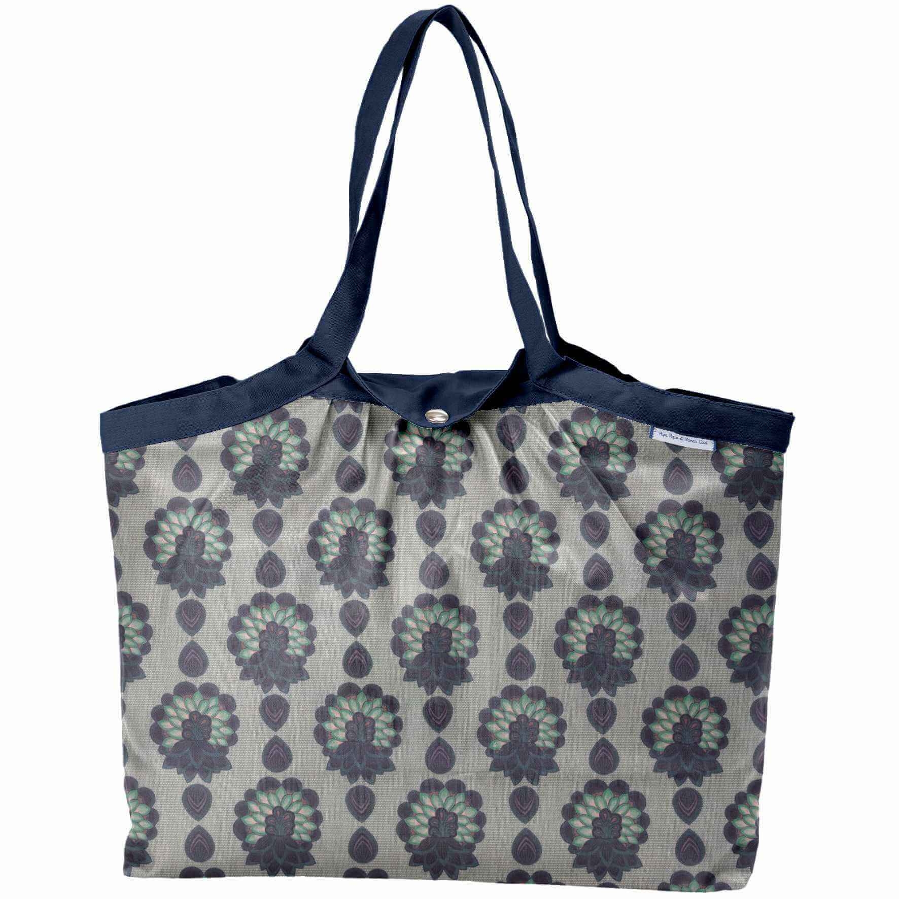 Sac Cabas Moyen Lotus Vert
