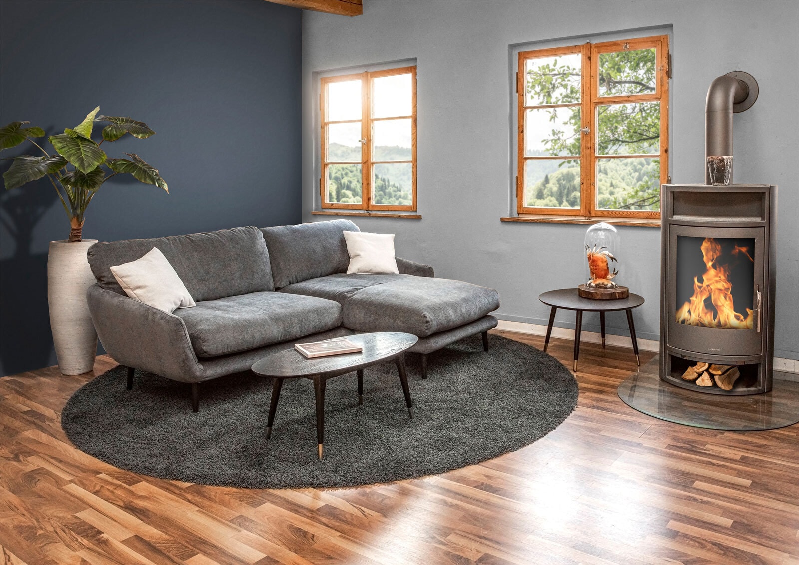 INTERhome Couchtisch CHESTER schwarz