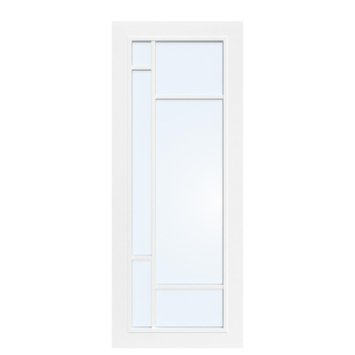 Arne & Bodil binnendeur ABD500 blank glas - wit afgelakt