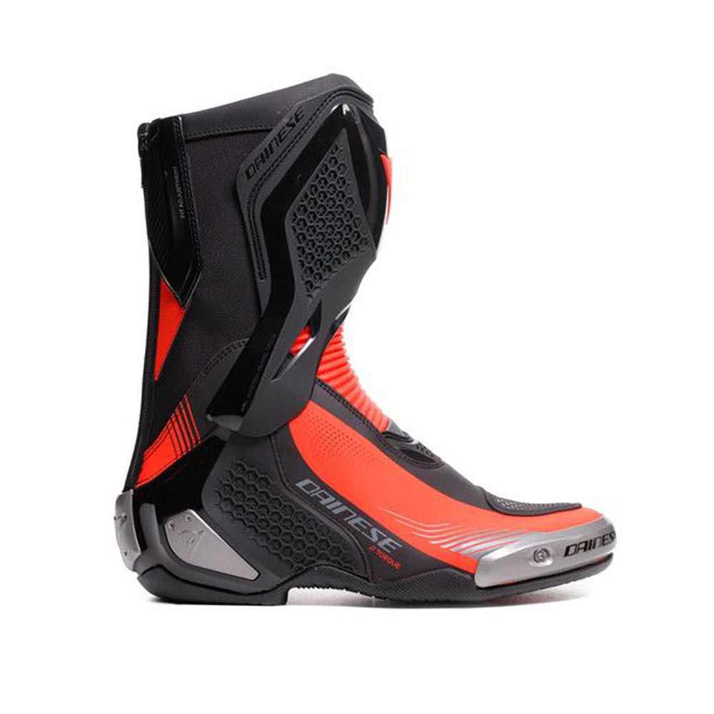 Dainese - Bottes Torque 4 Noir / Rouge fluo