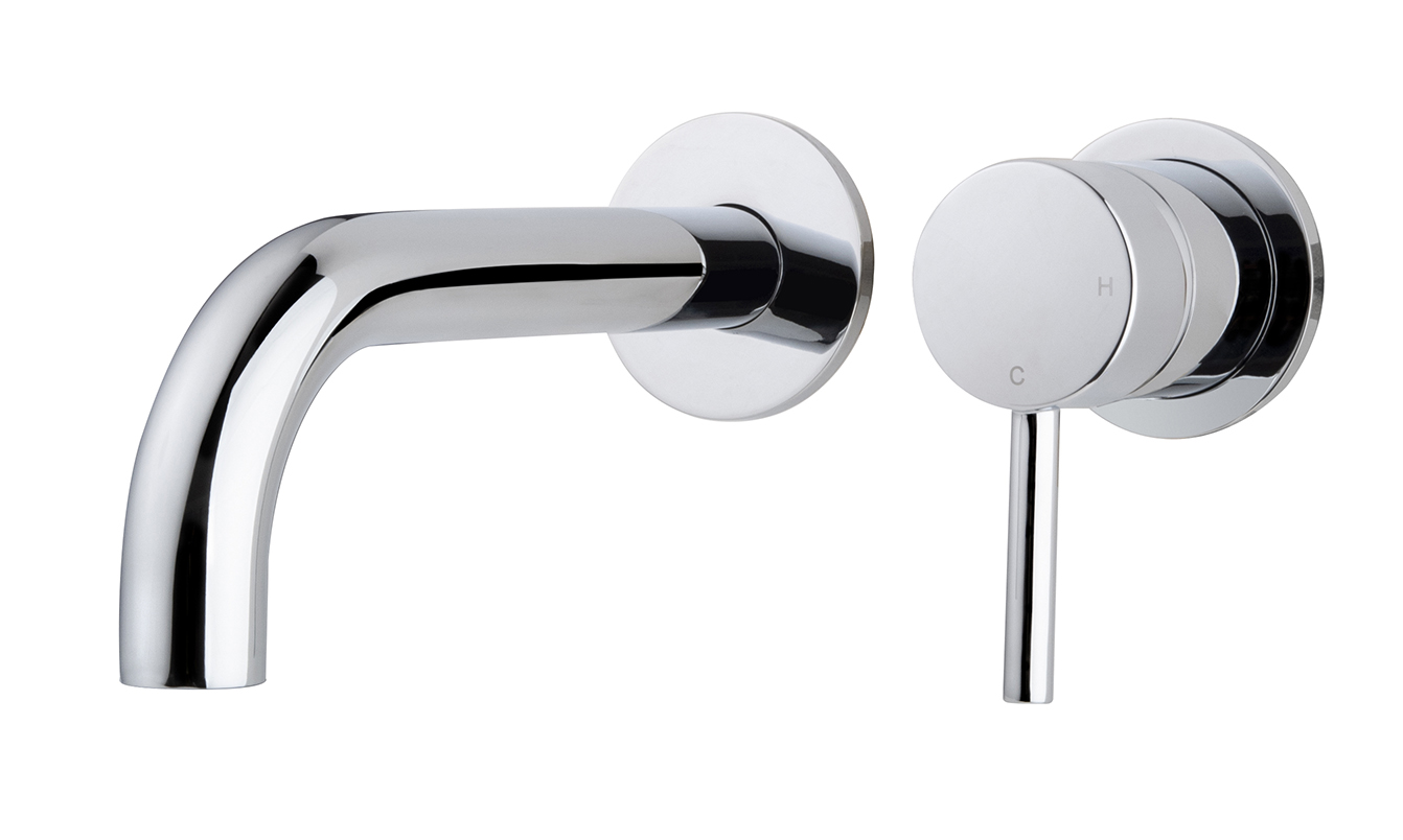 Mueller Round afbouwdeel voor inbouw wastafelkraan met Coolstart chroom