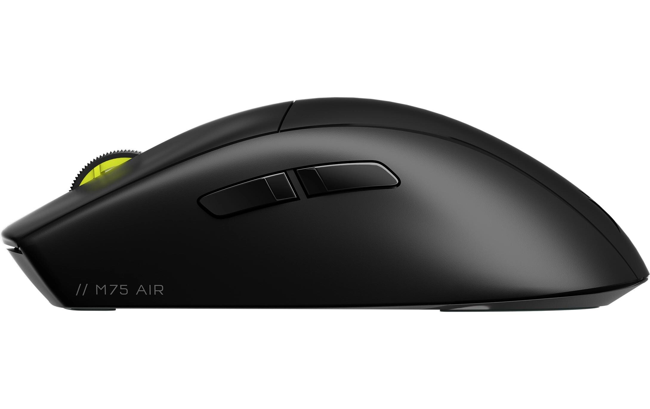 Gaming-Maus M75 Air SchwarzUltraleichte, kabellose Gaming-Mouse speziell konzipiert für FPS-, MOBA-, und Battle Royale-Spiele