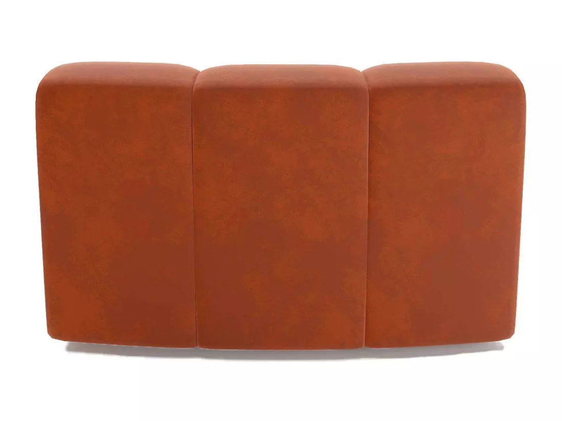 HELENE - Chauffeuse d’angle pour canapé modulable en velours ocre