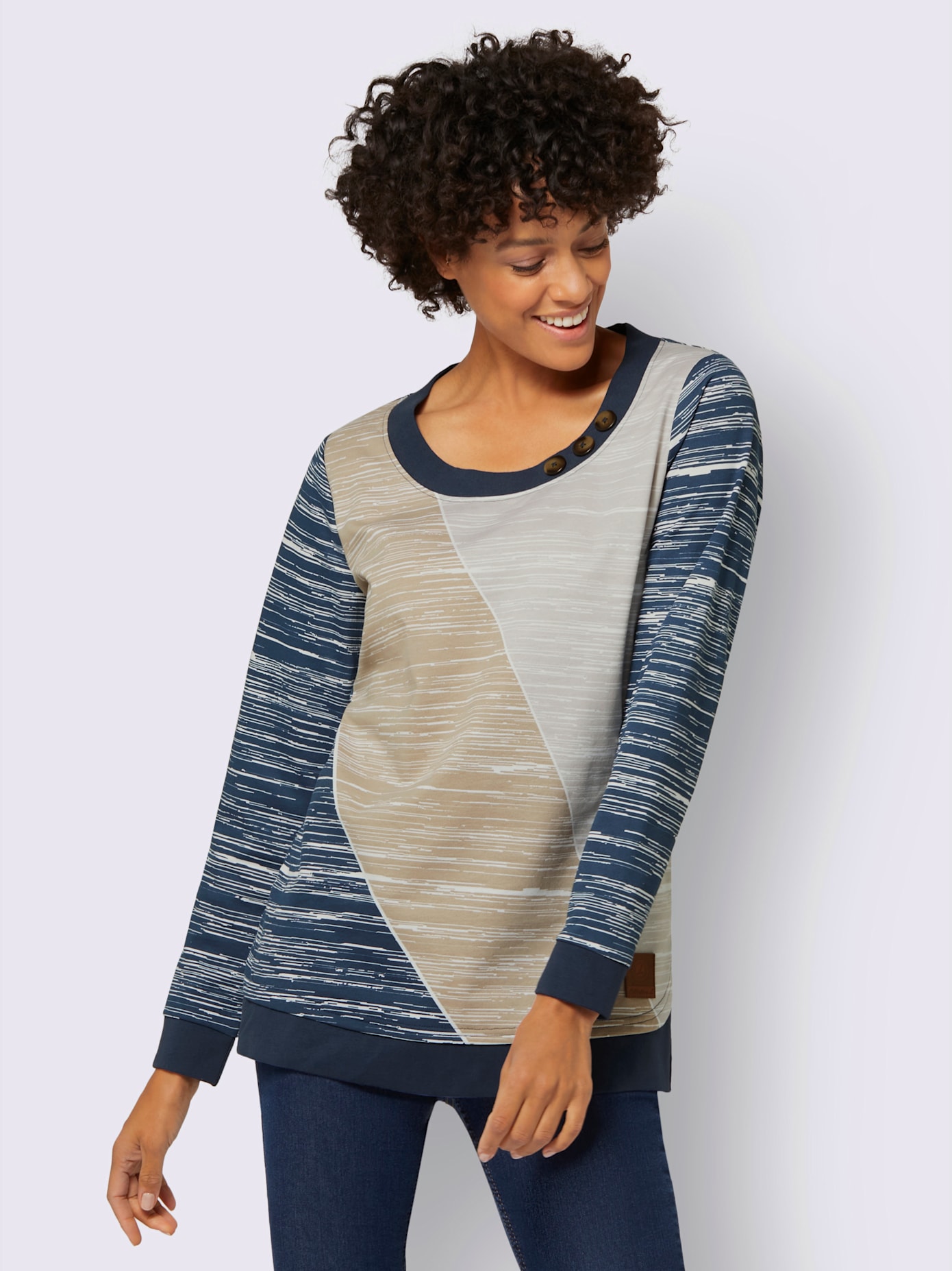 Sweat-shirt pur coton