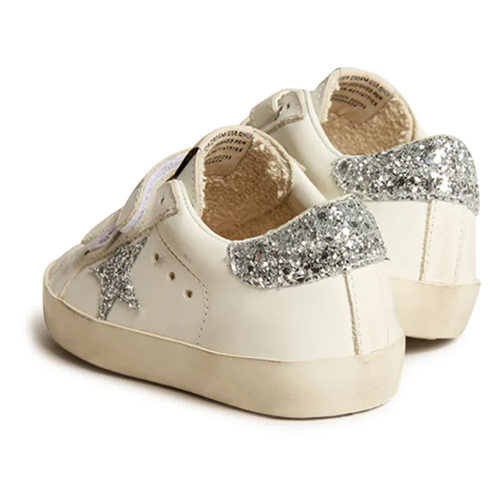 Golden Goose Baskets Scratchs Old School | Argenté