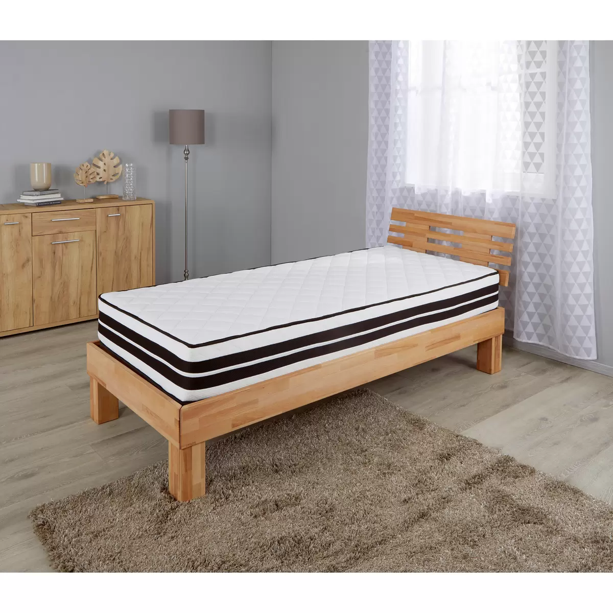 Matratze Cecile H2/H3 180x200 weiss
