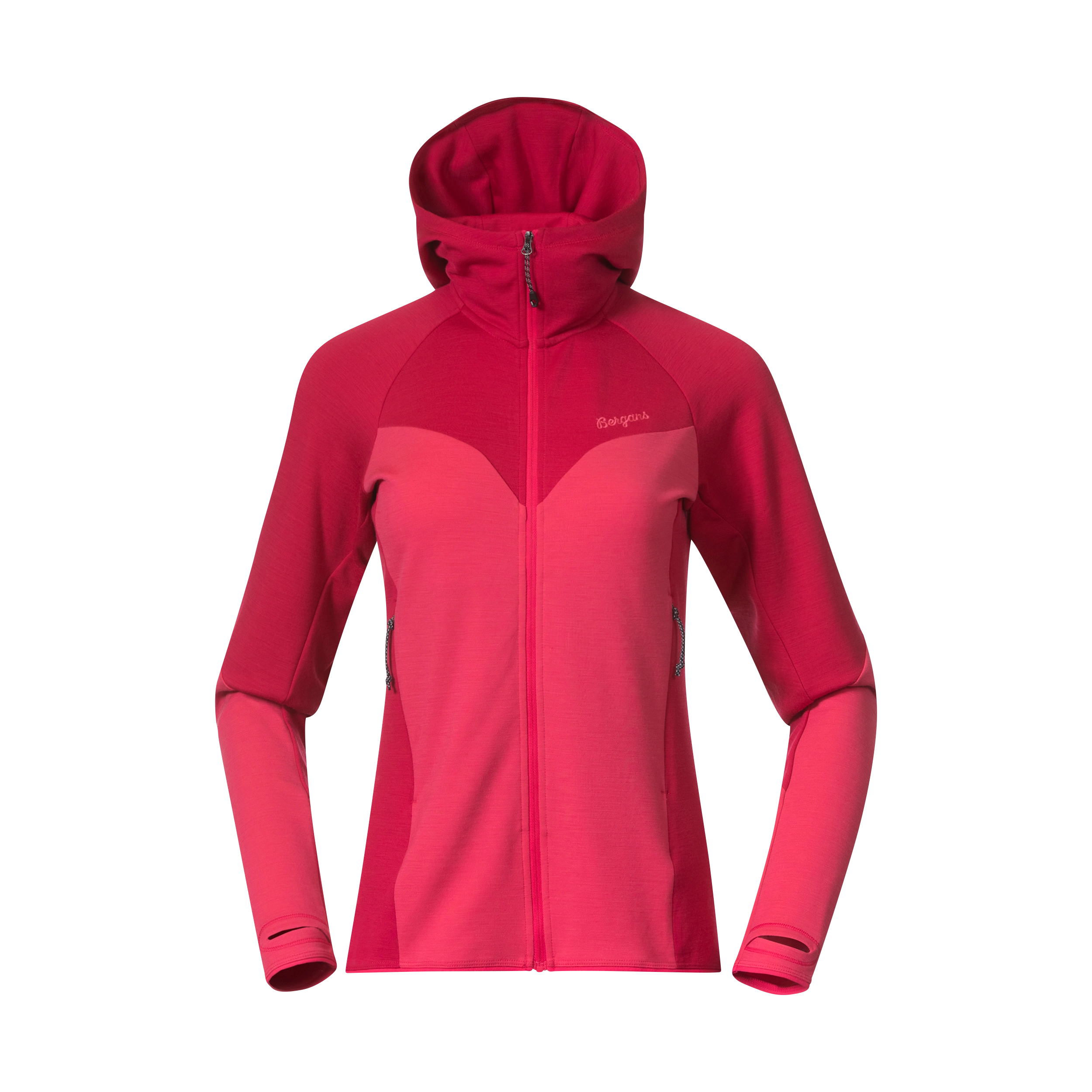 Tind Merino Hood Jacket Women Alpine Rose / Light Alpine Rose