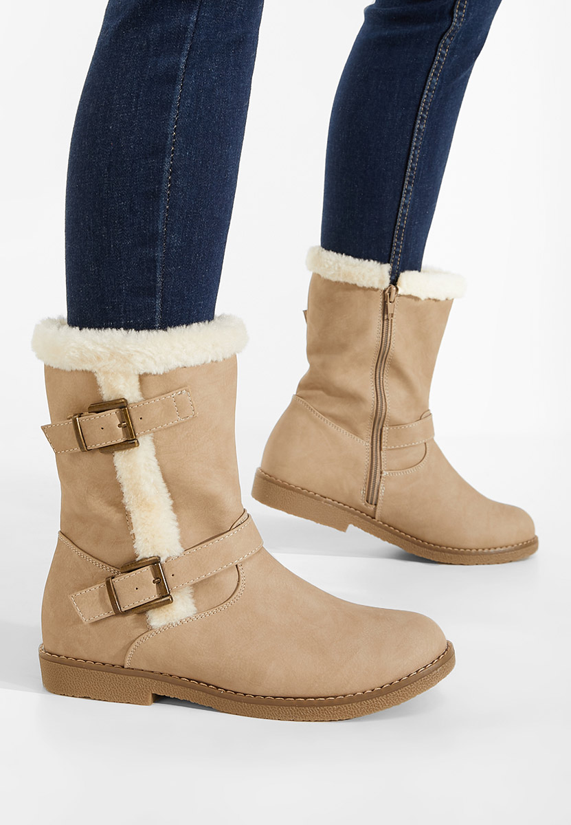 Bottes fourrées femmes brunes Imola