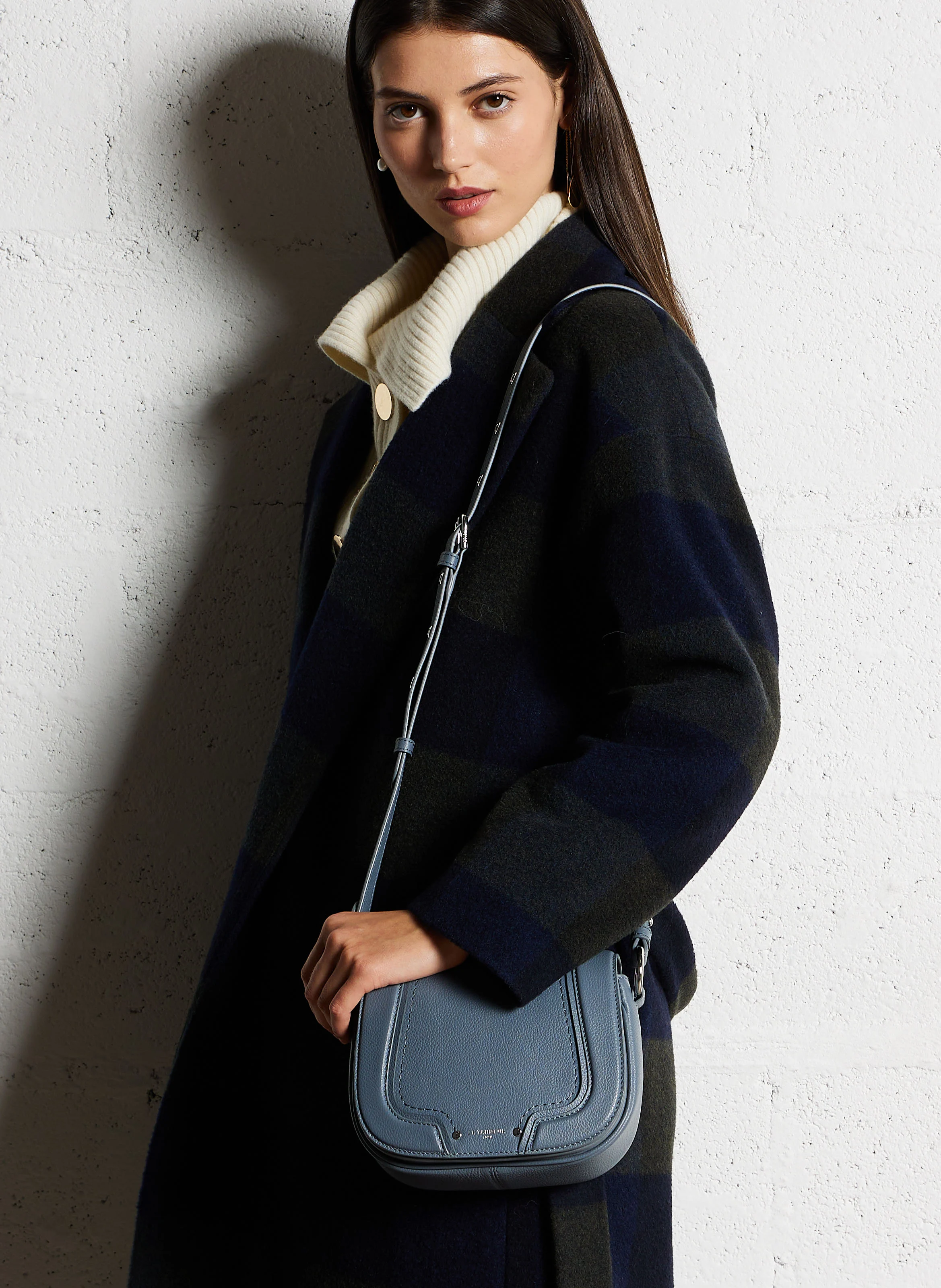 ELLA - Sac bandoulière en cuir | Bleu