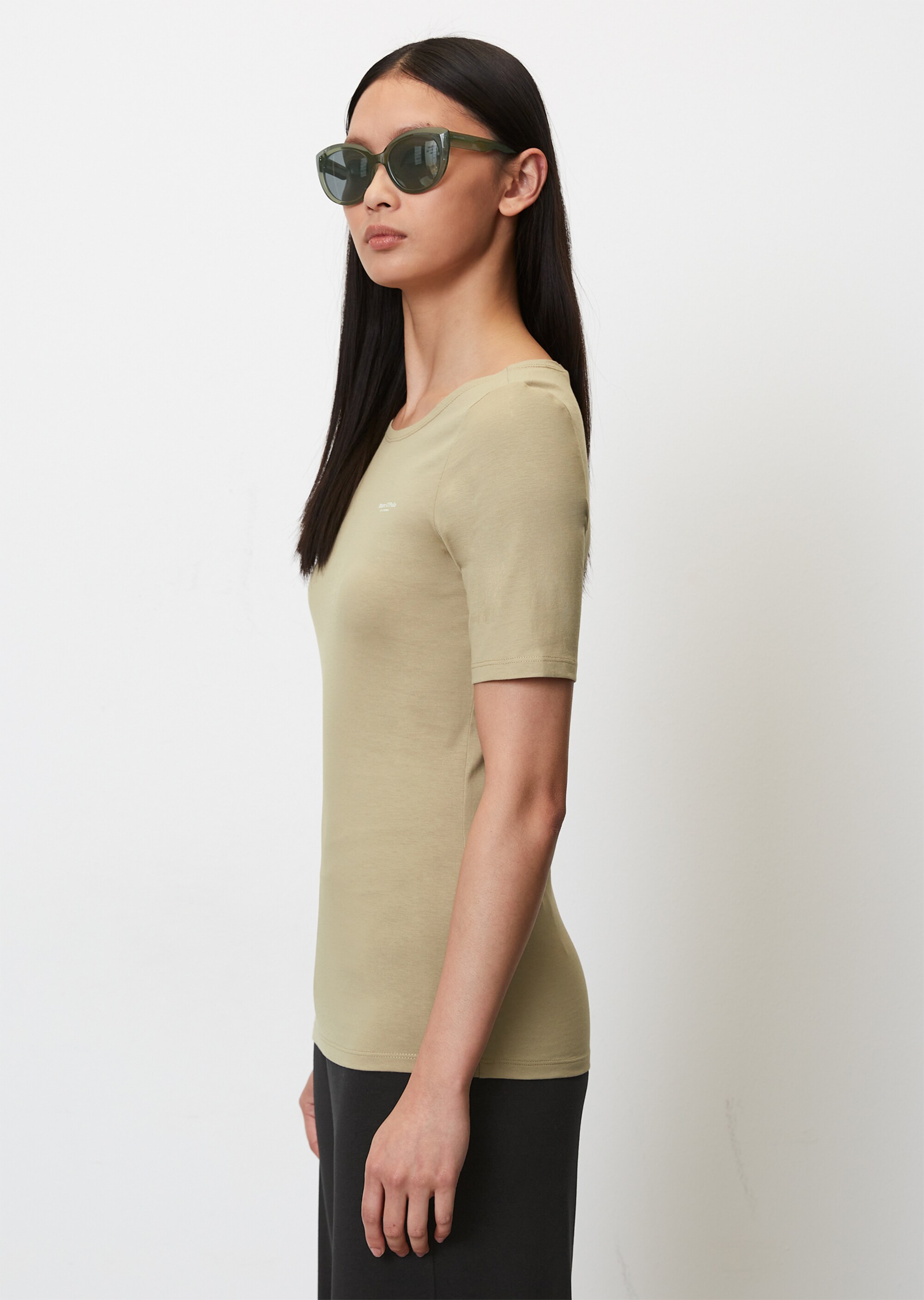 Basic-T-Shirt regular aus reinem Organic Cotton