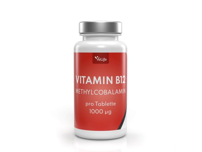 VeLife Vitamin B12 180 Tabletten Veganes Nahrungsergänzungsmittel