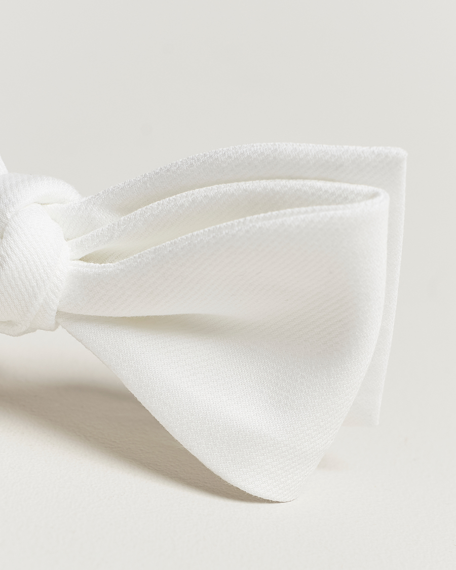 Amanda Christensen Cotton Pique Self Tie  White