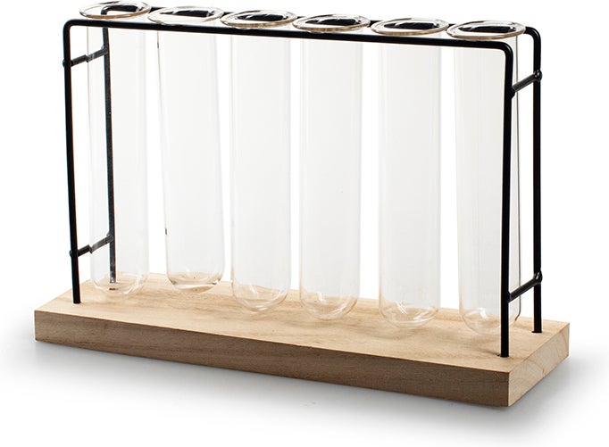 Jodeco vaas El Tubo transparant D 22 H 15 cm