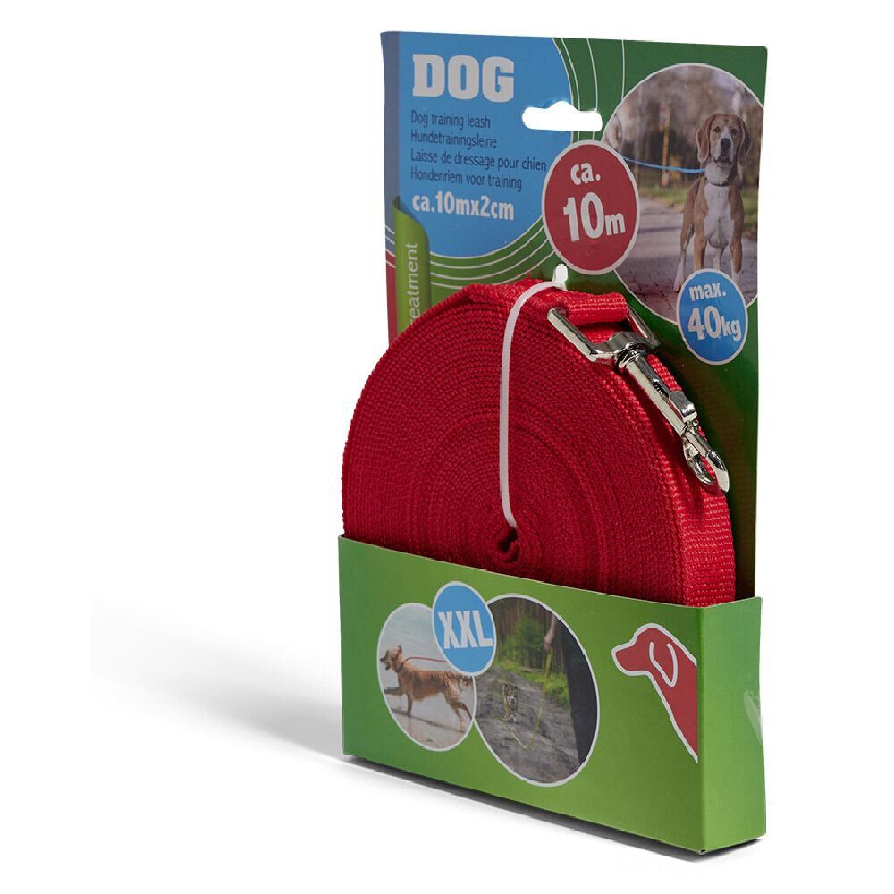 Laisse pour chien XXL 10m polyester - 3 coloris