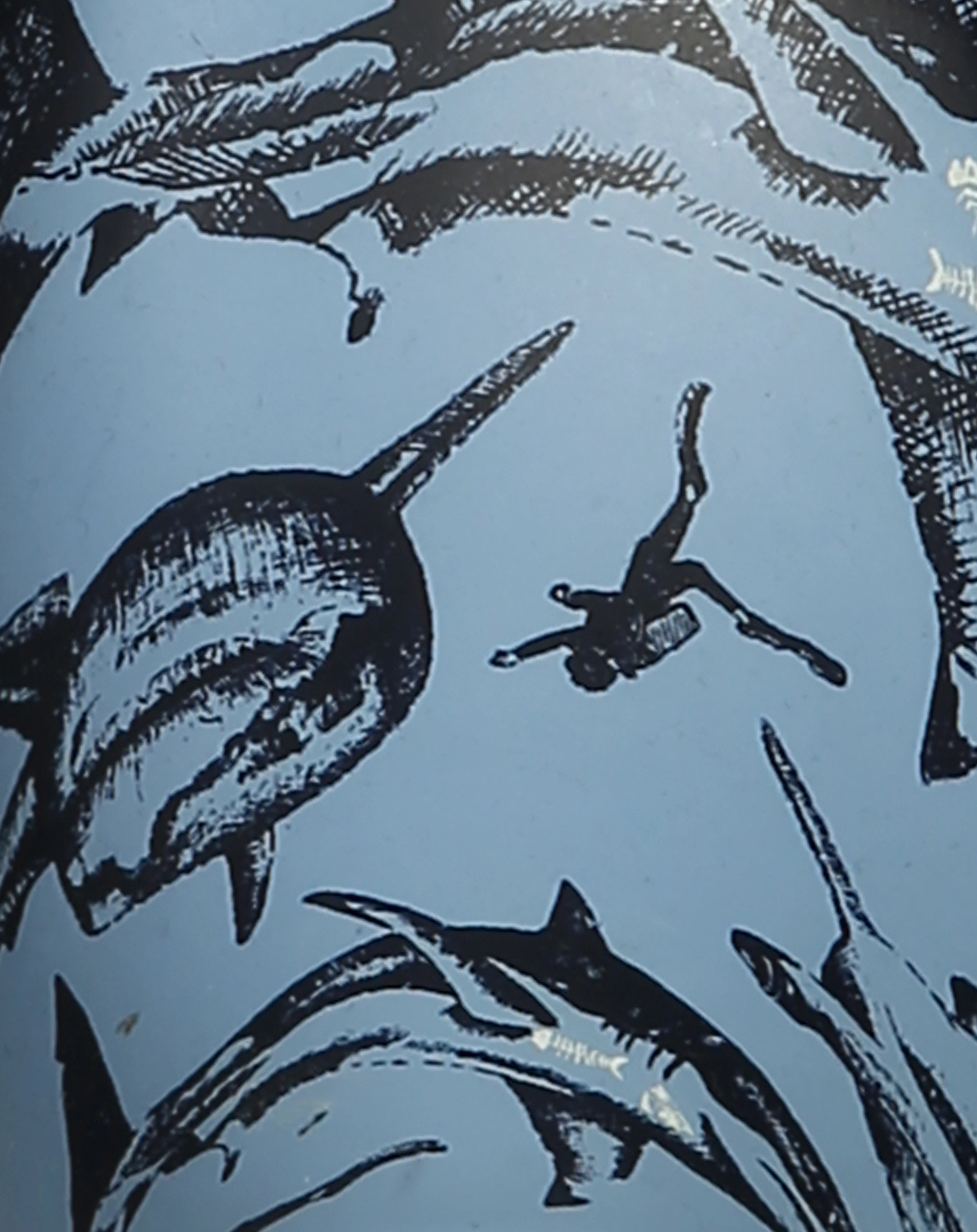 Gummistiefel JNR RAINWELL - SHARK in blue