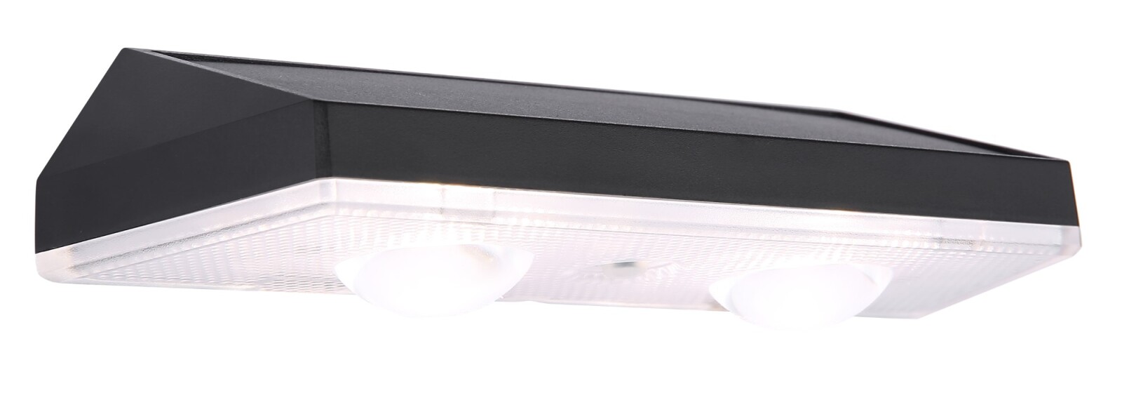 Solarleuchte - schwarz - 14 cm breit