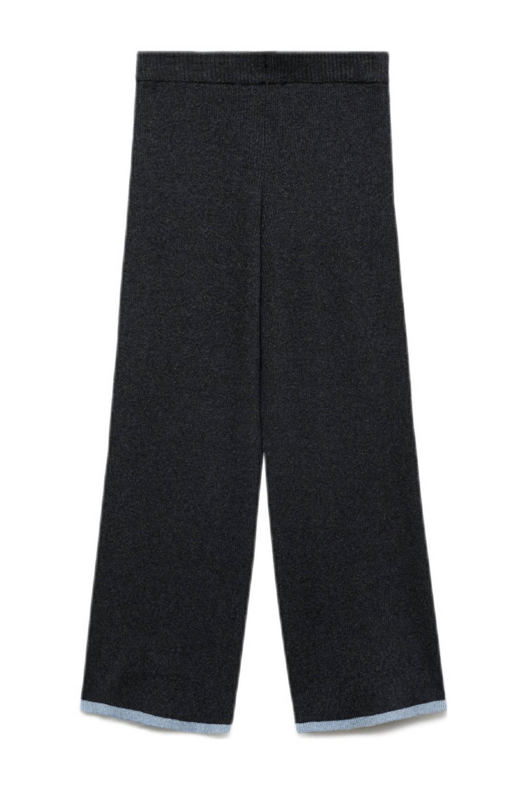 Mango Kids wide leg casual broek antraciet