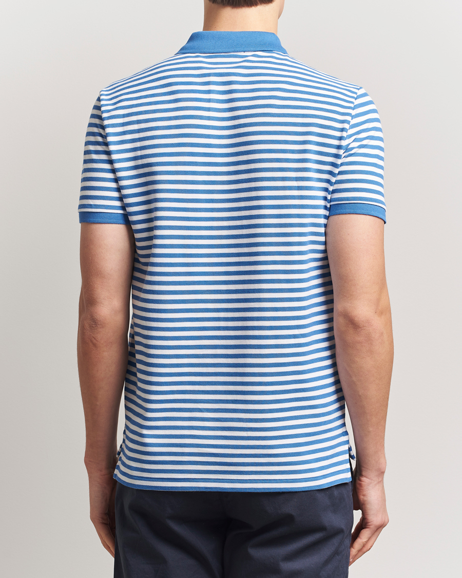 Polo Ralph Lauren Custom Slim Fit Striped Polo Embayment Blue/White