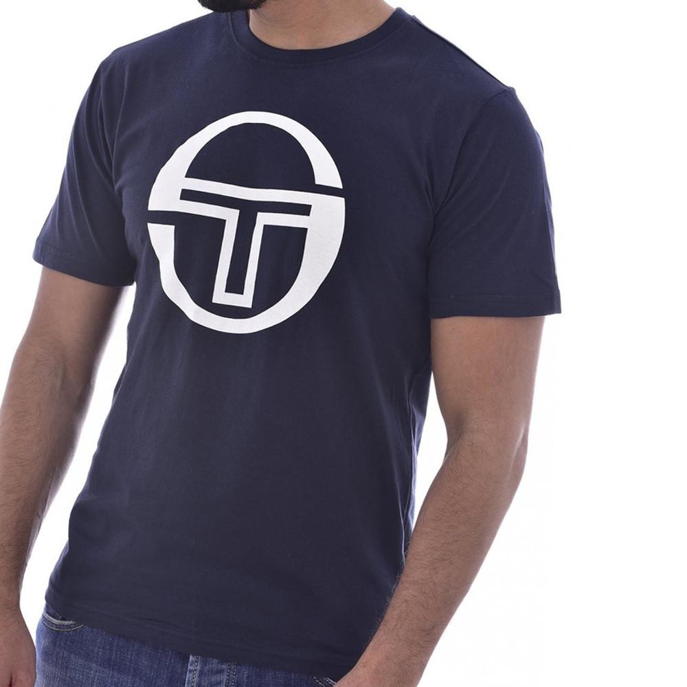 Sergio Tacchini T-shirt Marine Homme Sergio Tacchini Stadium ST-103.10008-NAV
