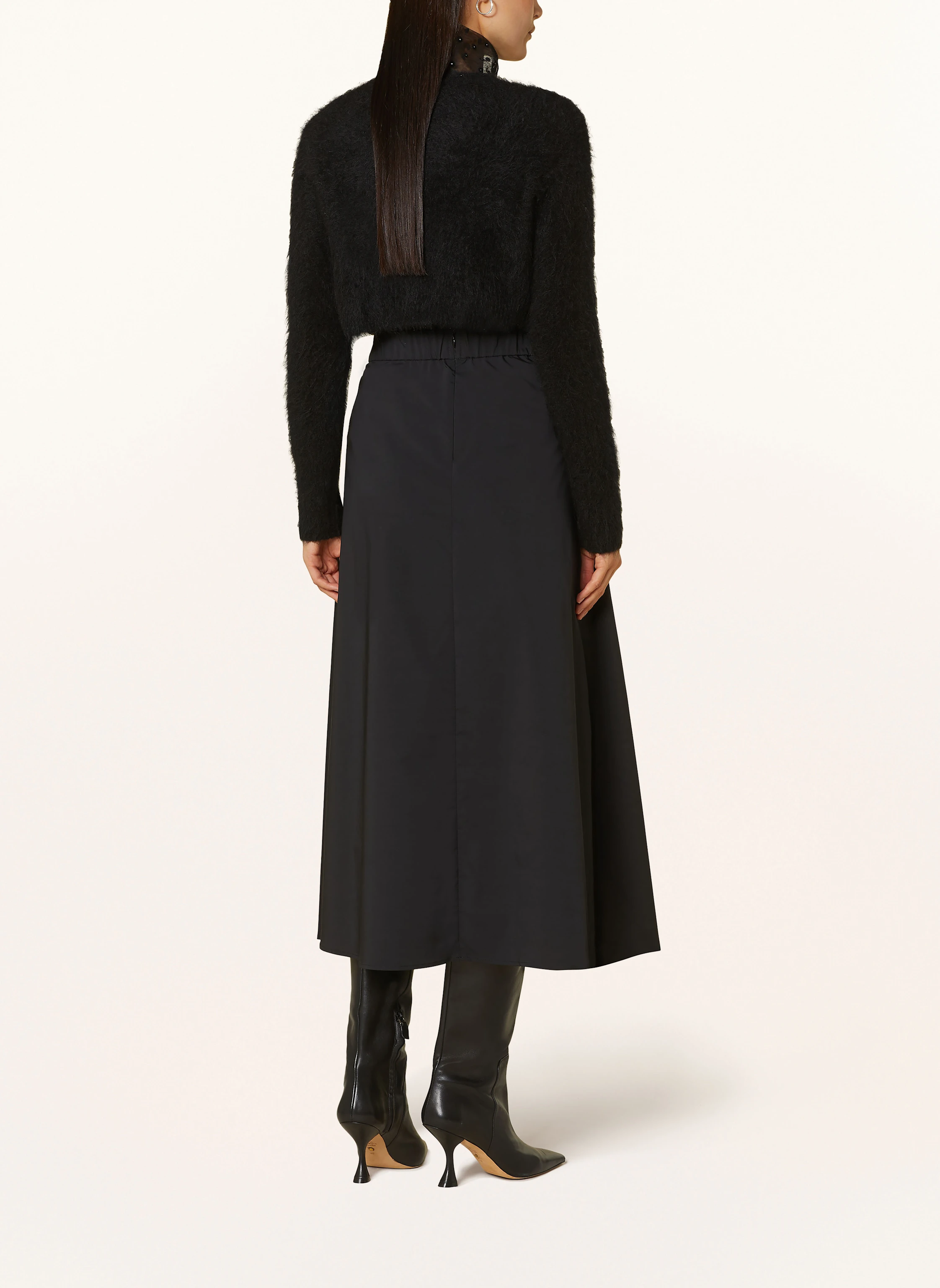 RIANI Cropped-Strickjacke aus Alpaka