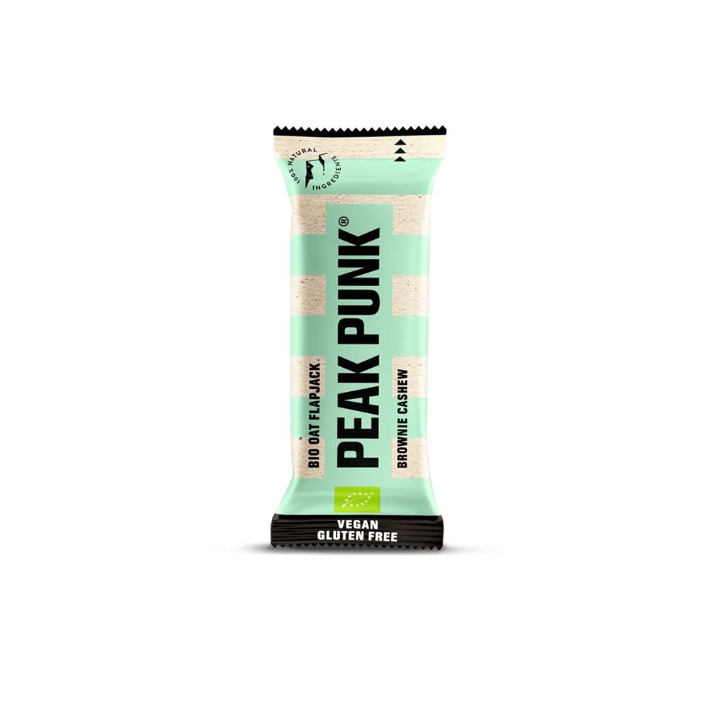 PEAK PUNK Bio Oat Flapjack<br>60 g, Brownie Cashew