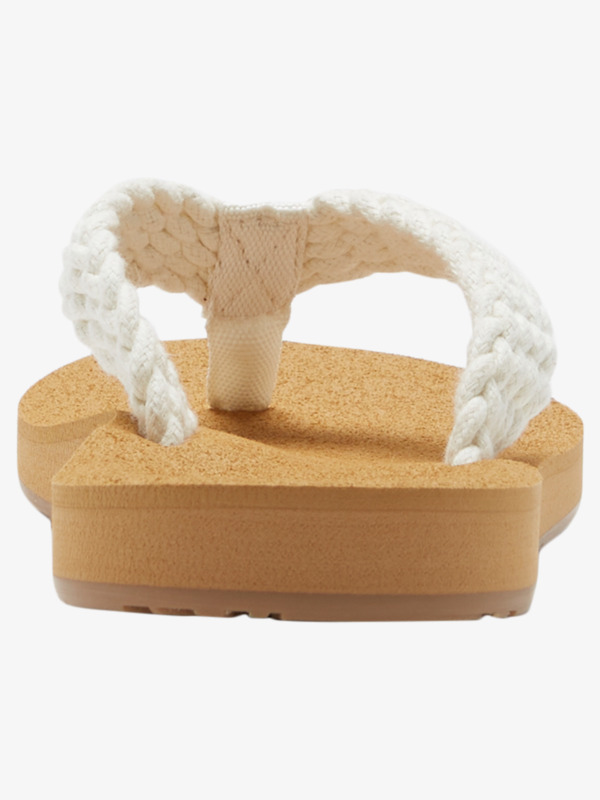 Porto Tongs de plage Beige Femme