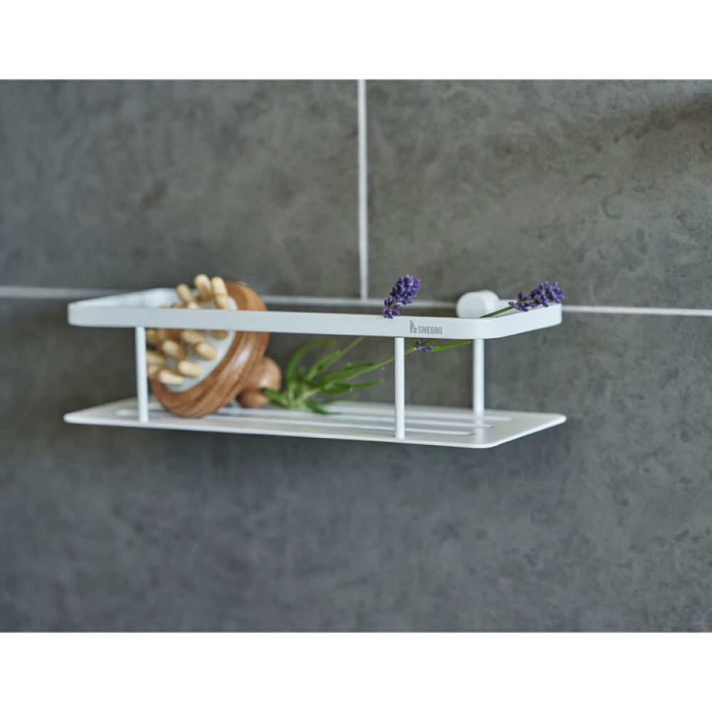DUSJKURV SMEDBO SIDELINE 25X10,3X6CM HVIT