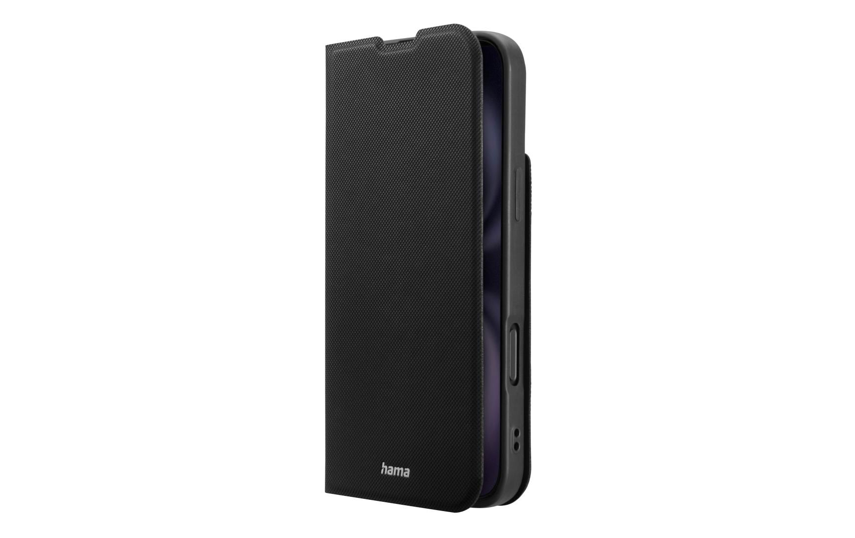 Book Cover Daily Protect Schwarz für iPhone 16 PlusHama Daily Protect Handy-Schutzhülle 17 cm (6.7