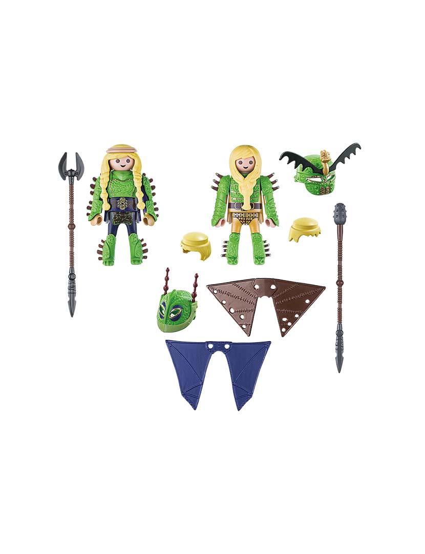 Playmobil Dragons Brutesco and Brutália