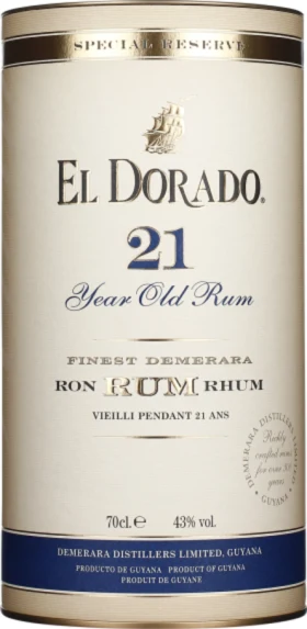 EL DORADO 21 YEARS 70CL
