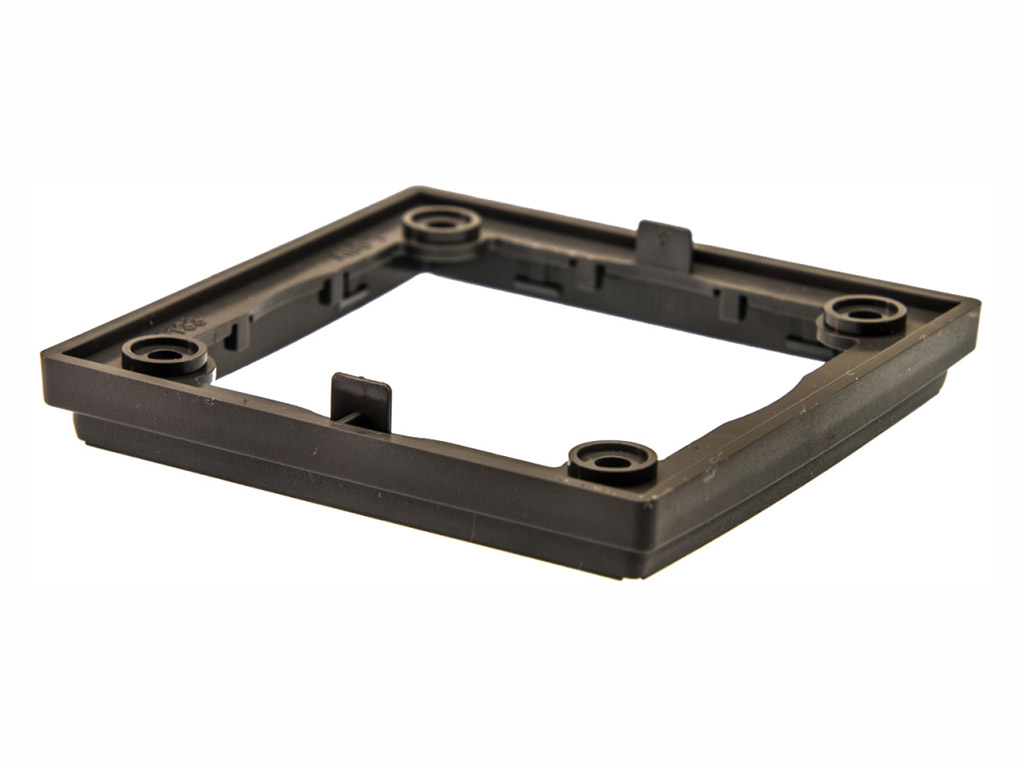 BBA 1 vaks stopcontact afstandsraam - grey