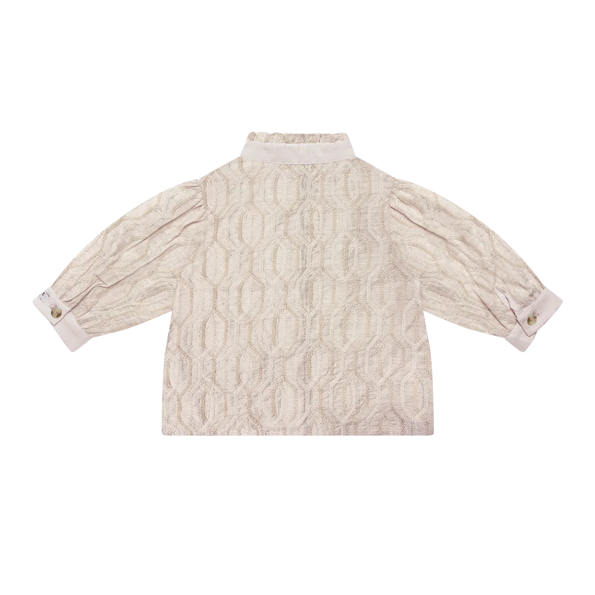 Fini Blouse | Soft Taupe - Rose Chain