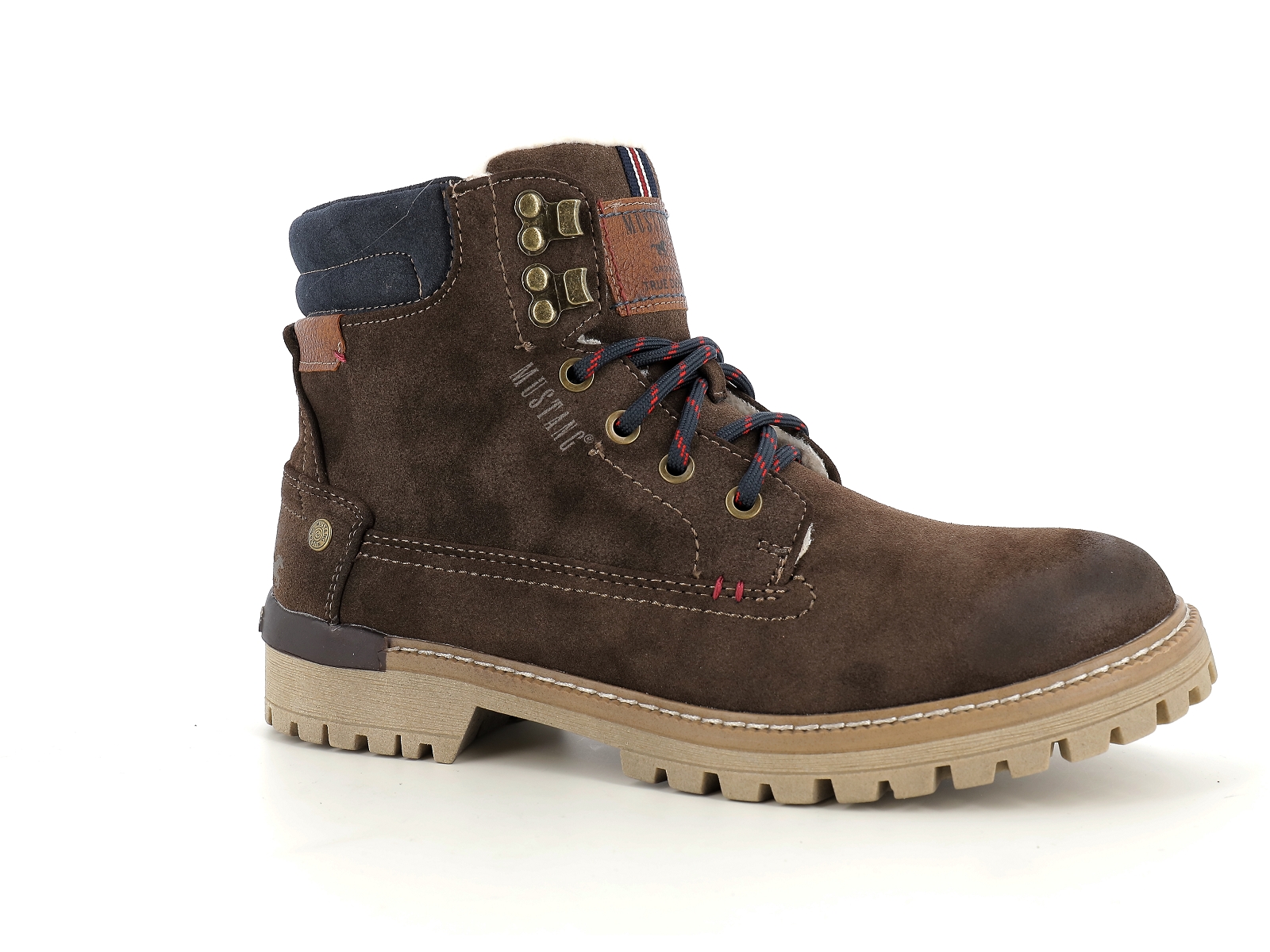 Mustang-4142 602 Synthétique Marron Foncé