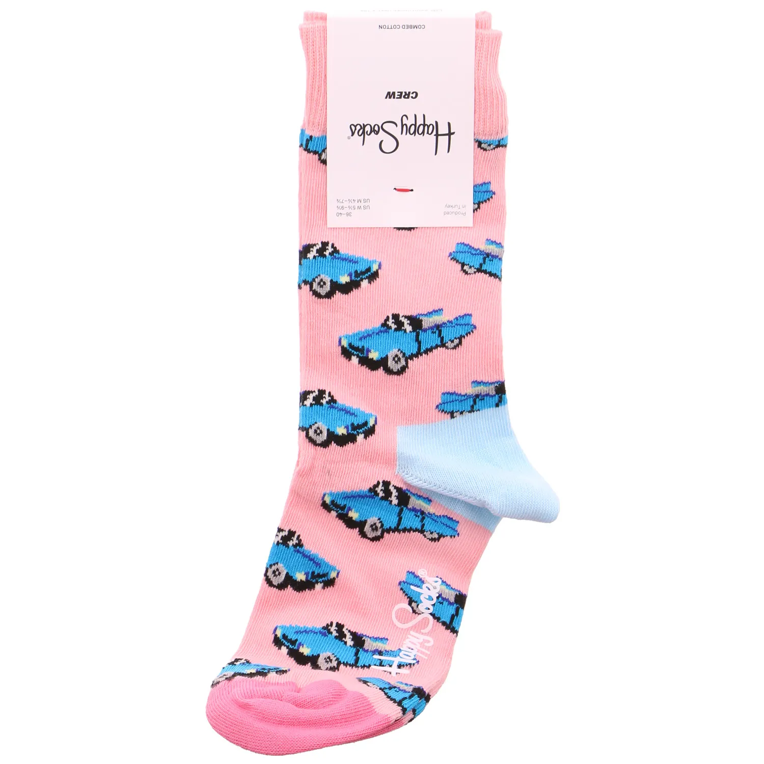 HAPPY SOCKS Freizeitsocken Rosa Textil