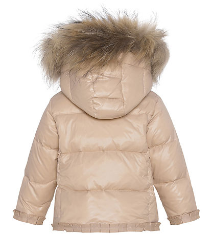 Ver de Terre Dunjakke m. Pels - Mahogany Rose