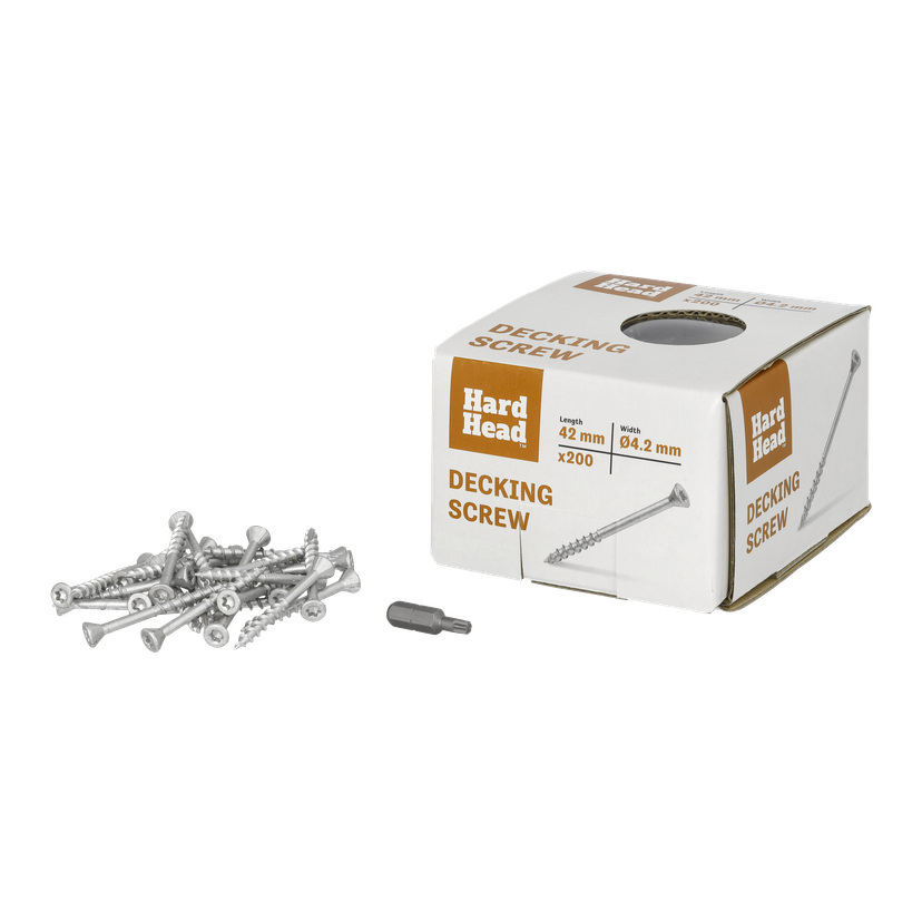Terrasseskrue 200-pk 4,2x42 mm