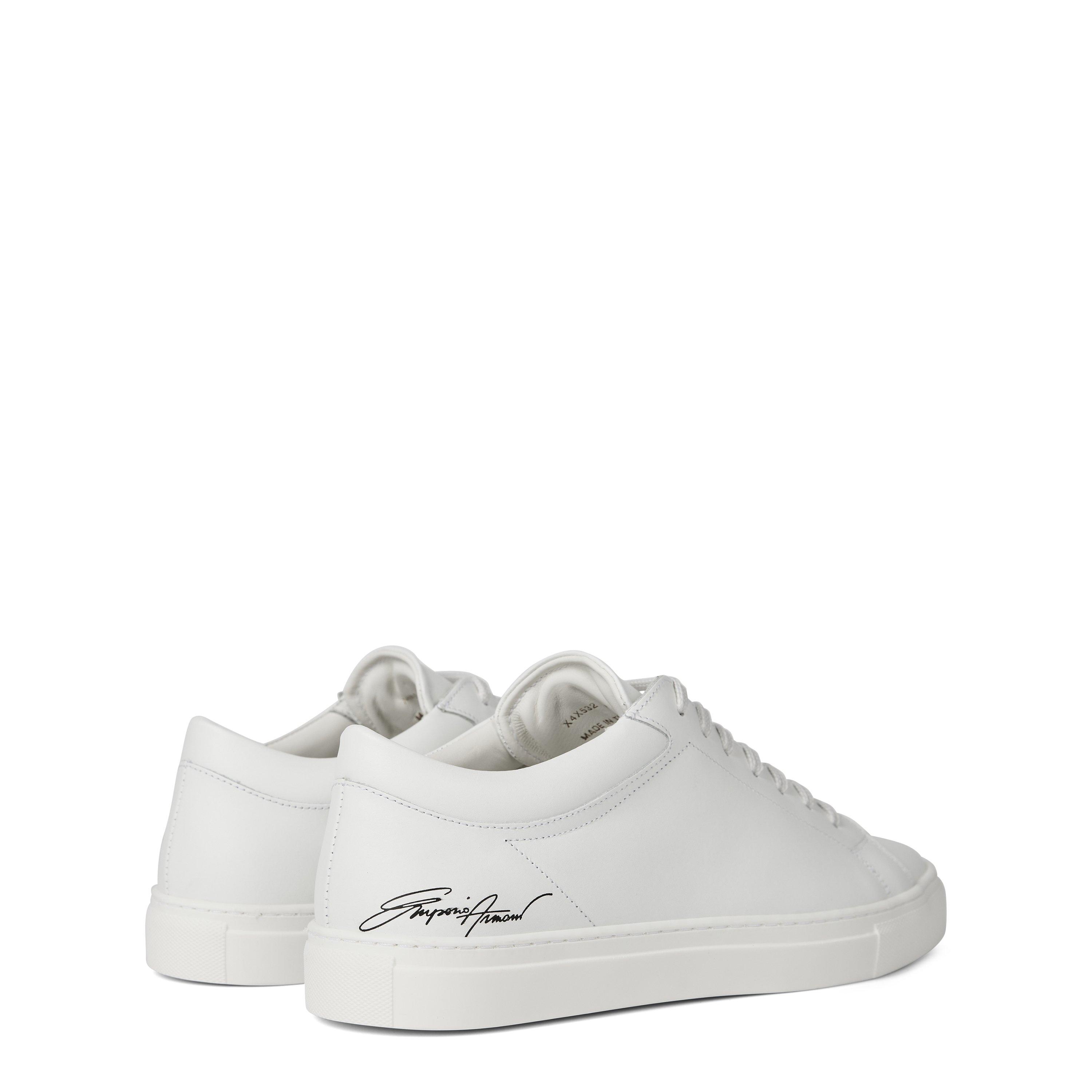 Emporio Armani Leather Trainers