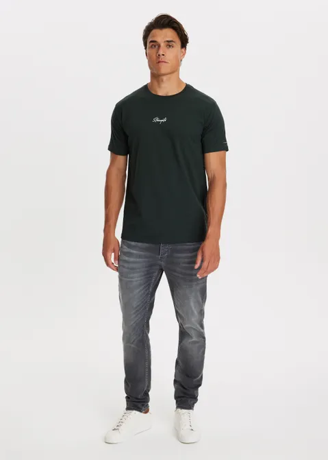 T-shirt met logo print groen (GRN.G)