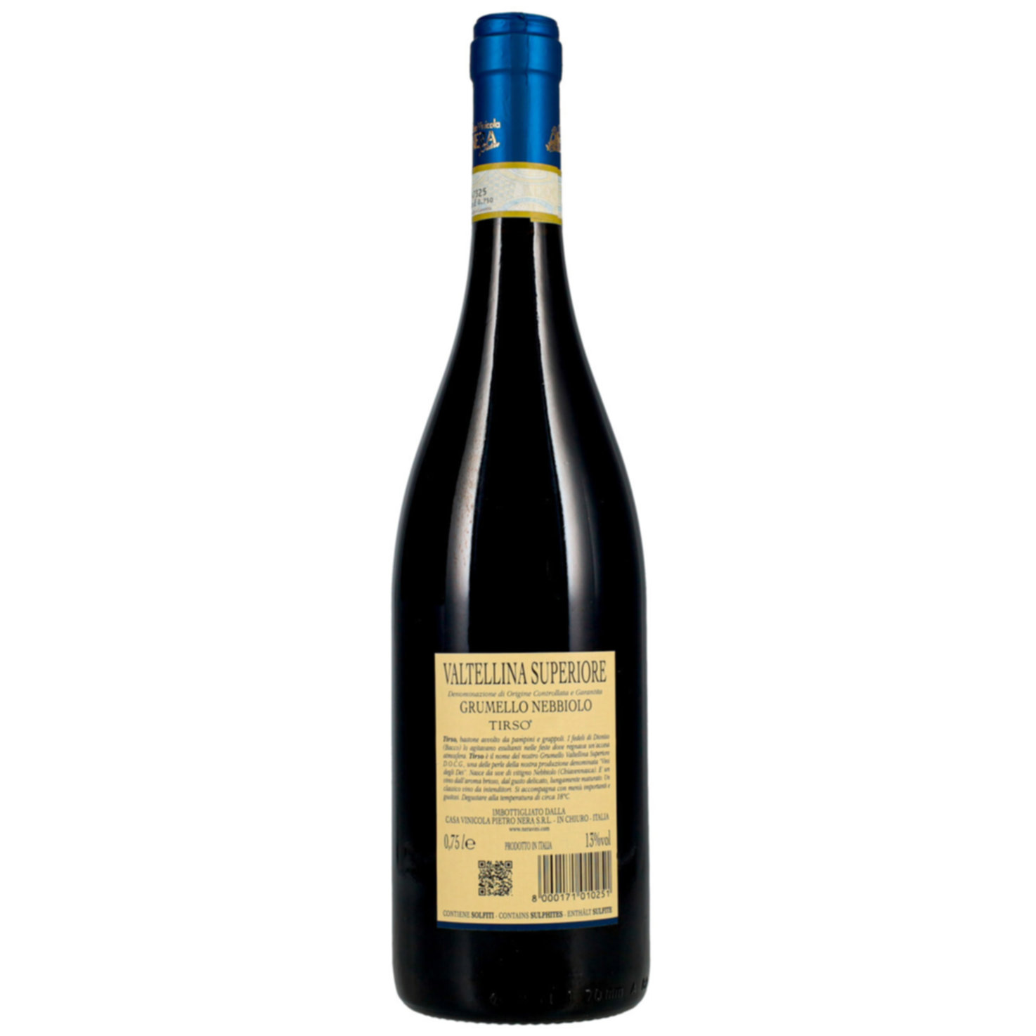 Valtellina Superiore DOCG Tirso Grumello Casa Vinicola Pietro Nera -75cl