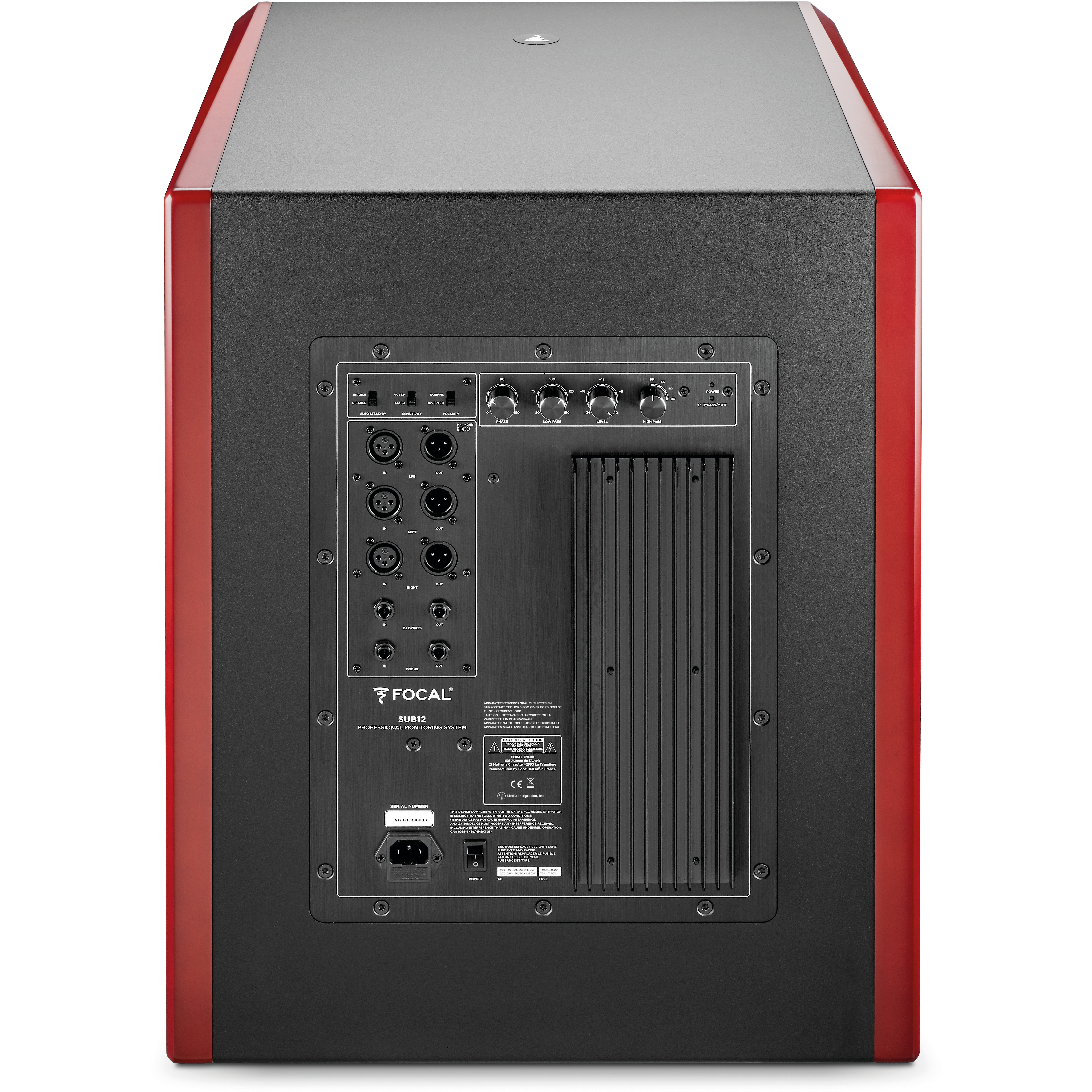 Focal Sub 12 actieve studio subwoofer (per stuk)