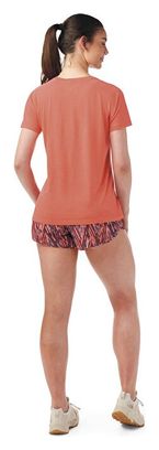 T-Shirt Technique Femme Smartwool Active Ultralite Corail