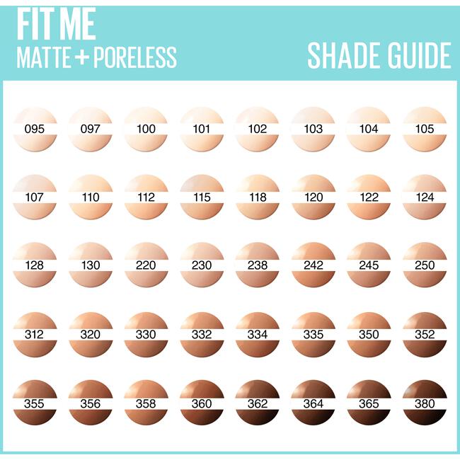 Maybelline New York Fit Me Matte + Poreless Foundation 122 Creamy Beige 30 ML