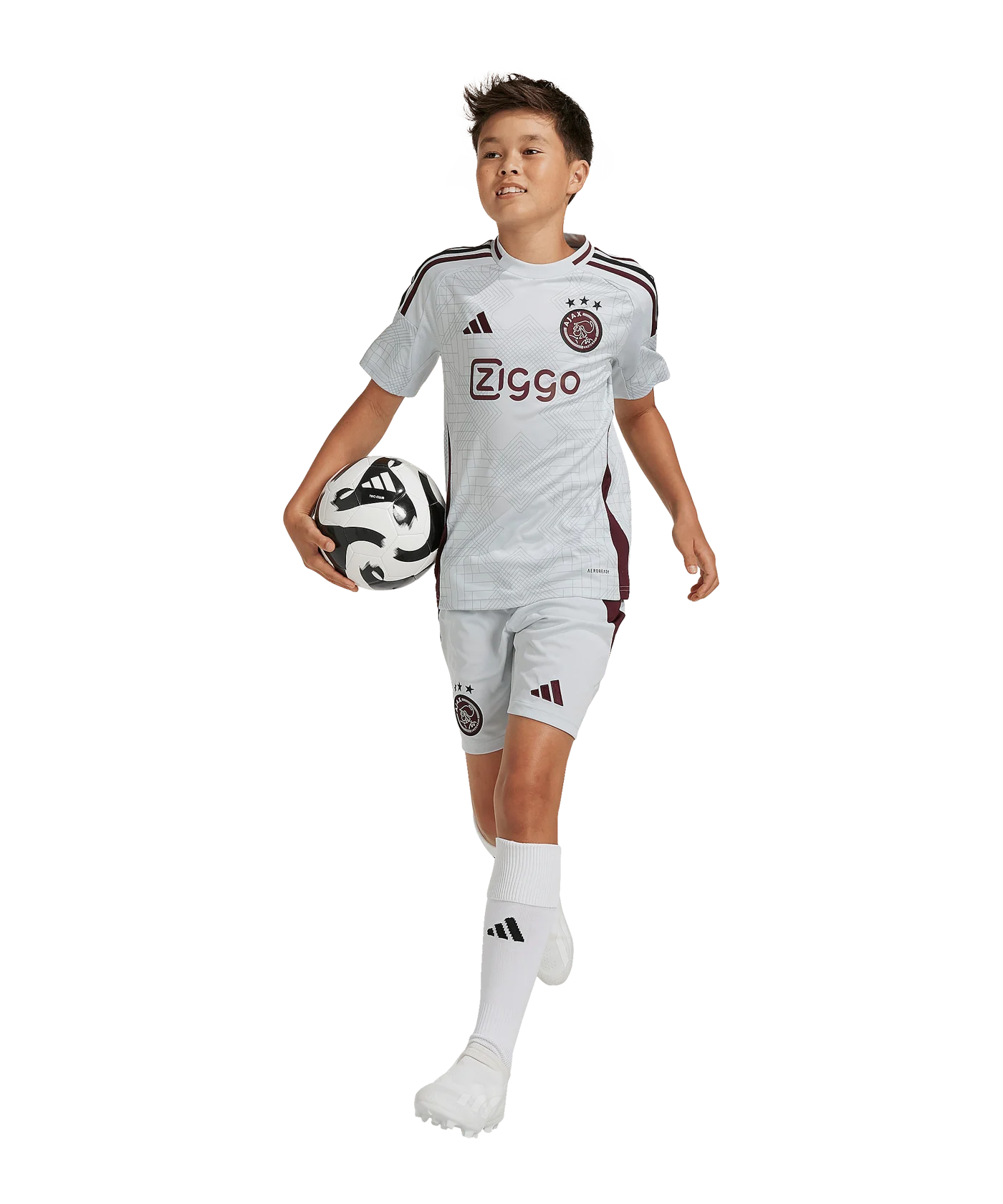 adidas Ajax Amsterdam Trikot 3rd 2024/2025 Kids Grau