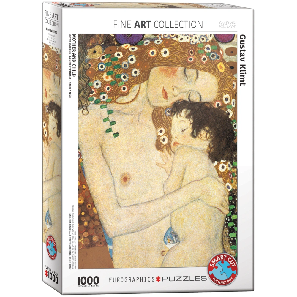 Mutter und Kind von Klimt - Detail (Puzzle)