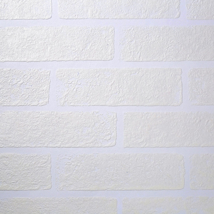 Papier peint vinyle sur intissé Grewia GoodHome blanc