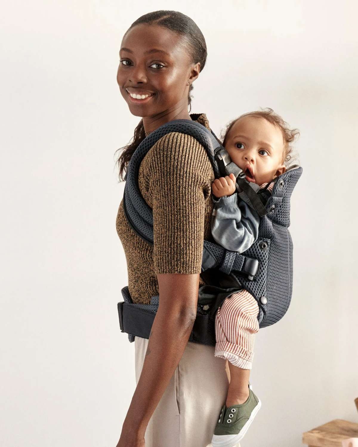 Bæresele Harmony – Front & Rygg – Ekstra Ryggstøtte | Baby Carrier 0-3år